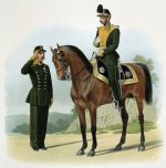Рядовой и адъютант Лейб-Гвардии Литовского полка (в повседневной и парадной формах) 22 августа 1862 года.