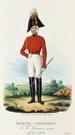 Обер-офицер Лейб-Гвардии Конного полка в 1802-1809 гг.