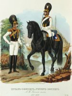 Штаб-офицер и унтер-офицер Лейб-Гвардии Конного полка в 1814-1828 гг.