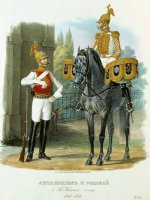 Литаврщик и рядовой Лейб-Гвардии Конного полка в 1846-1848 гг.