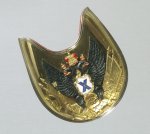 Нагрудный знак офицера Лейб-Гвардии Семеновского полка, Лейб-Гвардии Преображенского полка и 1-й батареи 1-й Артиллерийской бригады.
