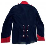 Парадный мундир нижних чинов Лейб-Гвардии Драгунского полка. Темно-зеленое сукно с красным лацканом, воротником и обшлагами. 1910-е годы. Оригинал.