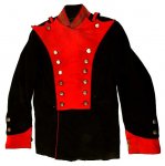 Парадный мундир нижних чинов Лейб-Гвардии Драгунского полка. Темно-зеленое сукно с красным лацканом, воротником и обшлагами. 1910-е годы. Оригинал.