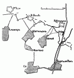 Схема боя при Баньё