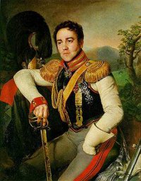 Портрет графа Апраксина в форме полковника лейб-гвардии Конного полка, в чин которого он был произведен в 1824 году, написанный учеником А.Г. Венецианова, членом Академии художеств Никифором Крыловым.1829 год. Холст, масло.