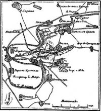 Схема стражения при Вилье