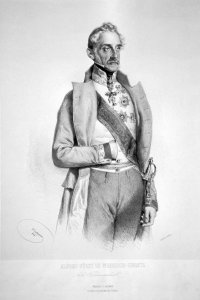 ВИНДИШГРЕЦ, князь, Альфред-Кандид-Фердинанд. Литография  Josef  Kriehuber