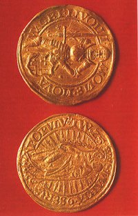 Монета чеканенная Вольтером фон Плеттенбергом