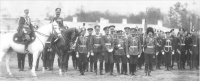 Офицеры полка в день храмого праздника. 1914 год. Царское село.