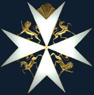 Орденский знак протестантского Достопочтеннейшего (Досточтимого) Ордена св. Иоанна (Джона) в Британской Державе.