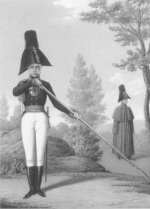 Обер-офицер Лейб-Гвардии преображенского полка. 1802-1807 гг.