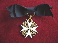 Орденский знак протестантского Нидерландского Ордена иоаннитов