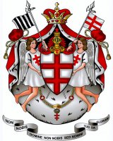 Большой герб ORDO SUPREMUS MILITARIS TEMPLIHIEROSOLYMITANI- O.S.M.T.H, архивы O.S.M.T.H, Порто.