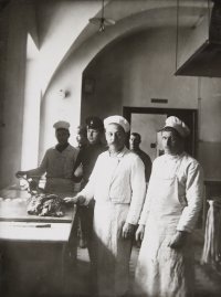 Кухня 3-го батальона Финляндского артиллерийского полка, вид от казарм Кампи. KL 23.I.-52:230a, Музейное Ведомство, Изоархив