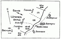 Схема 8. Бой у д.д. Антонойцы-Улечеллы 10-11 сентября 1915 г.