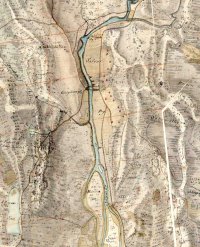 Карта местности Севар в первое десятилетие XIX в.