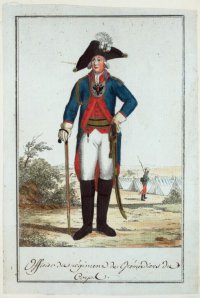 Офицер гренадерского корпуса в 1795 г.