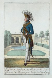 Офицер гренадер Преображенского полка в 1795 г.