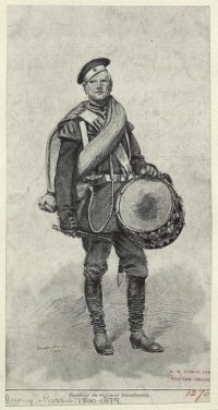 Барабанщик Лейб-Гвардии Измайловского полка в 1884 г.