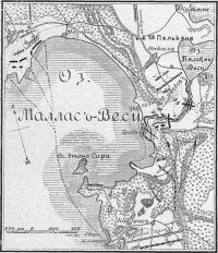 Схема сражения при Пелкене (Пялькяне) 6 октября 1713 г.