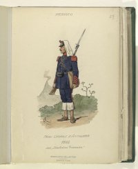 Мексиканская армия в начале 1860 гг.