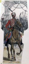 Болгарский Гвардейский гусар-офицер.