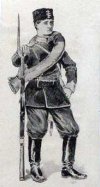 Болгарский пехотинец. 1896 г.