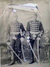 Гвардейские офицеры-гусары. Фото около 1908 г.