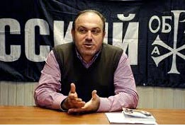 Современный Российский военный историк Александр Иванович Колпакиди, выступающий с лекцией перед членами молодежной патриотической организации Русский Образ