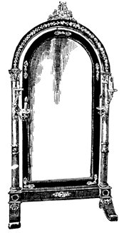 Сразу, как только человек отошёл, зеркала в доме занавешивали, по каким-то недошедшим до нас наблюдениям, но отчего-то иногда уточняют, что обязательно белым. Однако ни в писаниях святых отцов ни тем более в самих Церковных правилах ничего разъяснительного нет.