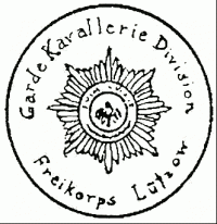 Нарукавная повязка чинов фрейкора Лютцова