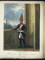 Флейщик Кегскольмского мушкетерского полка в 1797-1801 гг.