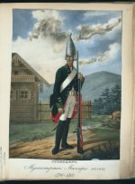 Гренадер Мушкетерского Миллера полка в 1798-1801 гг.