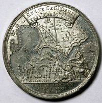 Настольная медаль «Сражение у реки Пелкиной, 6 октября 1713 г.»  