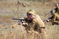 Военно-историческое мероприятие «На безымянной высоте», посвященное 69 годовщине освобождения Луганской области от немецко-фашистских захватчиков и Дню ветерана.  