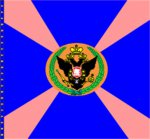 Полковое знамя Муромского полка, с которым полк воевал с 1797 по 1816 годы. По А. Висковатому.