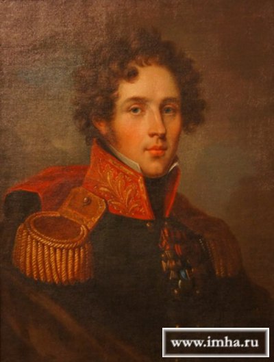 Портрет Ф.В. Дризена. У портрета своя драматическая история. В годы революции или гражданской войны портрет из семьи кого-то из потомков оказывается безымянным в частном владении, откуда попадает в Грузинскую национальную галерею. В 1928 г. поступил в литературный музей Л. Н. Толстого (Москва) как «Портрет неизвестного». Предполагалось, что это портрет Волконского. Только в 1979 г. портрет атрибутирован А. М. Горшманом как принадлежащий Дризену Ф. В.