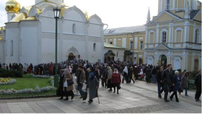К святому Сергию Радонежскому.