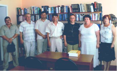 В читальном зале центральной библиотеки г. Шилово.