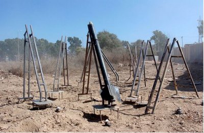 Тут – ужасный Qassam. Обратите внимание на точность исполнения сопла и стабилизаторов…