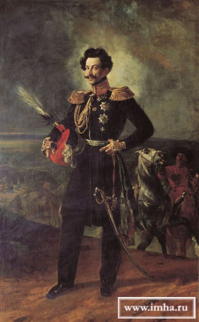 Карл БРЮЛЛОВ. Портрет генерал-адьютанта графа Василия Алексеевича Перовского. 1837. Холст, масло. 247х155 см.