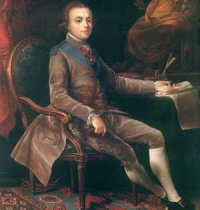 Павел I во время путешествия по Европе под именем граф Северный.