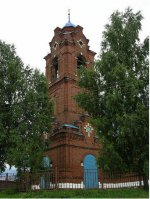 Колокольня храма Вознесения Господня села Санского.