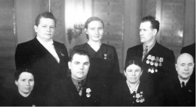 Москва. Кремль. 7. 02. 1957 г. Орлова А. М. второй ряд в центре.