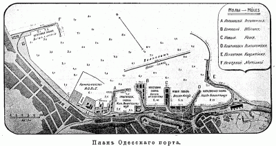 План Одесского порта