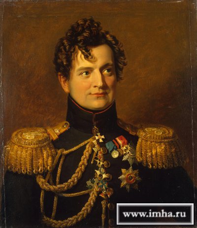 Ожаровский, граф Адам Петрович, генерал-адъютант, генерал от кавалерии. Портрет Д. Доу. 