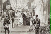 Похороны Александра III в Петропавловском соборе в Санкт-Петербурге. Брож, Карл Осипович. 1894 г. Эрмитаж
