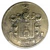 Золотая монета с гербом Ястржембец.