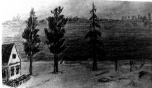 Река Неман. Из фронтового блокнота В. В. Мысева.