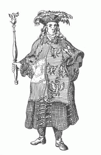 Герольд в одежде распорядителя турнира (Австрия).